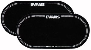 2 מדבקות שחורות כפולות לתוף בס EVANS EQPB2
