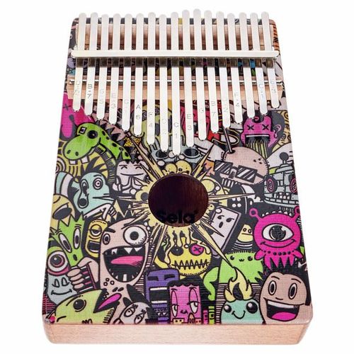 קלימבה ארט 17 צלילים SELA SE254 Art Series Kalimba 17-key Little Monster