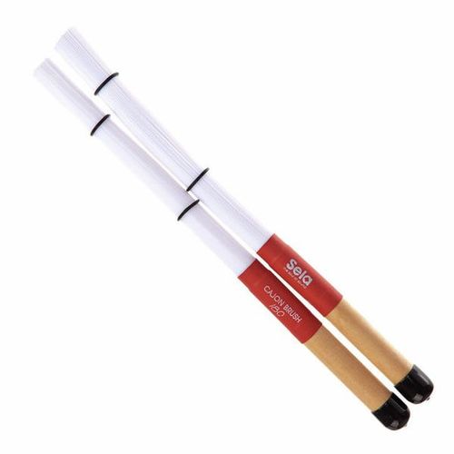 זוג מברשות לקחון SELA SE035 CAJON BRUSHES 180