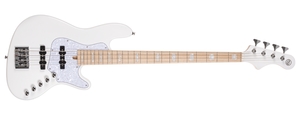 גיטרה בס אקטיבית + ארגז CORT NJS4 WHT w/case