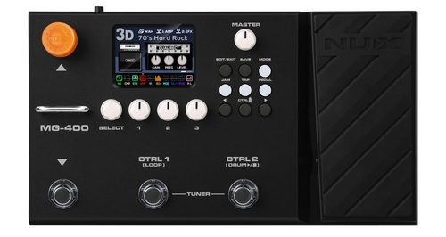 מולטי אפקט לגיטרה NUX MG-400 Modelling Guitar & Bass Processor