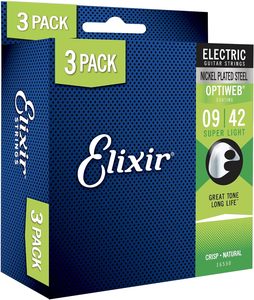 מארז 3 סטים 19002 לחשמלית 09-42 ELIXIR OPTIWEB 16550