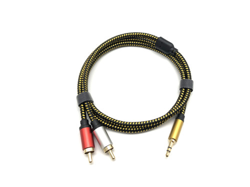 כבל כפול 3מ' RCA 2 לסטריאו קטן Moratti lxs003