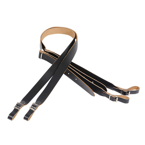 זוג רצועות לאקורדיון מעור LEVY'S M18-BLK