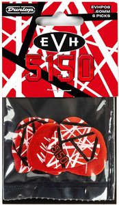 מארז עם 6 מפרטים DUNLOP EVH 5150 picks 0.6mm