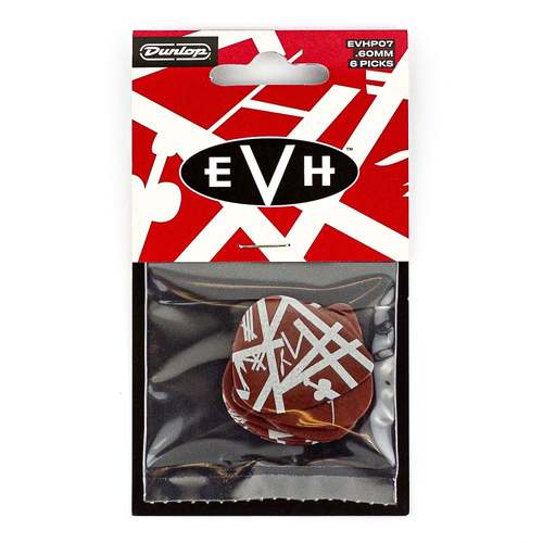 מארז עם 6 מפרטים DUNLOP EVH SHARK picks 0.6mm