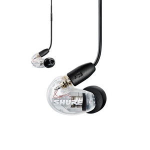 אוזניות שקופות SHURE SE-215-CK-E