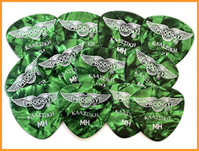 חבילה עם 12 מפרטים לבוזוקי Prodigy PPK12GP GREEN PEARL Med/Heavy