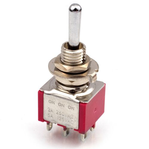 מפסק DPDT SWITCH ON, ON, ON