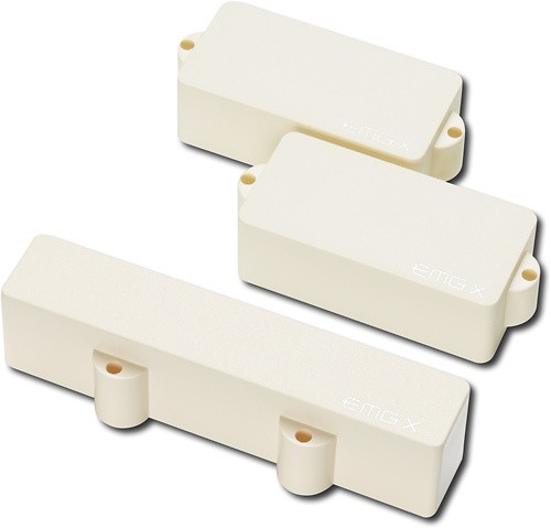 סט פיק אפים לבס EMG-PJX SET IVORY