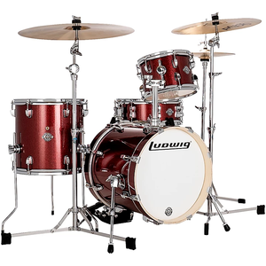 מערכת תופים LUDWIG BREAKBEATS LC2794 RED Sparkle