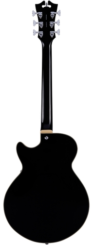 גיטרה רבע נפח + נרתיק D'Angelico Premier SS BLACK FLAKE stop-bar tailpi