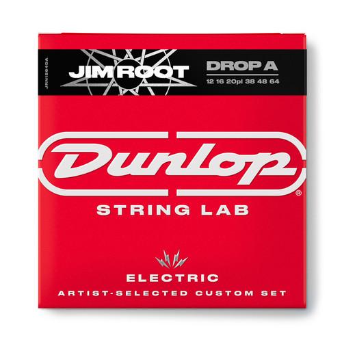 סט מיתרים 0.12 לחשמלית DUNLOP JIM ROOT 12-64 DROP-A