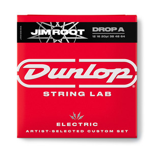 סט מיתרים 0.12 לחשמלית DUNLOP JIM ROOT 12-64 DROP-A