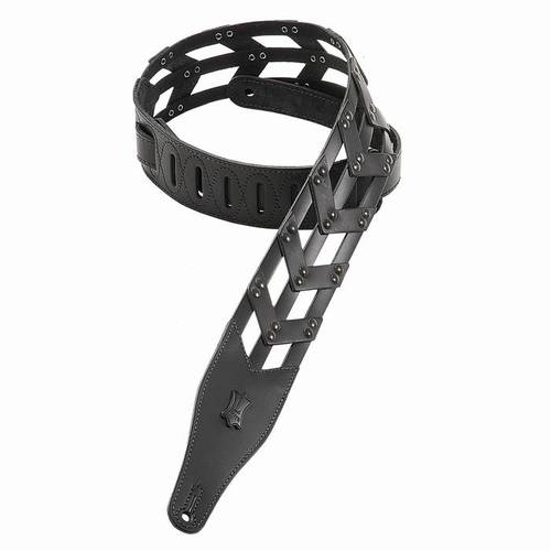 רצועה לגיטרה מעור חצים LEVY'S M17V-BLK