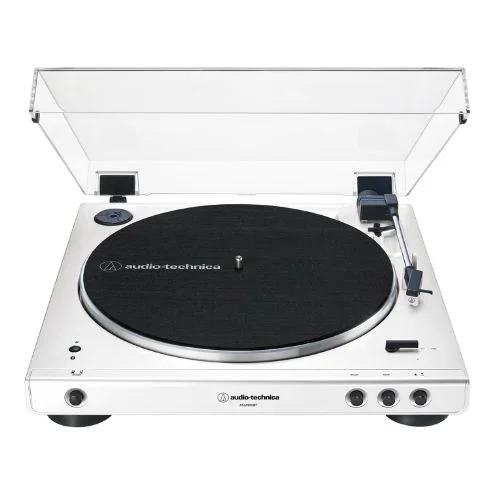פטיפון אודיו טכניקה לבן AUDIO TECHNICA AT-LP60XBTWH BT
