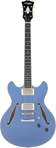 גיטרה חשמלית 1/4 נפח כולל ארגז D'Angelico EXCEL DC TOUR SLATE BLUE