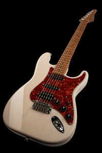 גיטרה SUHR Classic S Paulownia Trans White 3A Roasted Birdseye Neck HSS, SSCII, 510