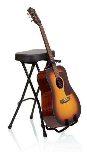 כסא לגיטריסט עם סטנד לגיטרה GATOR GFW-GTRSTOOL Guitar Stool w/ Stand
