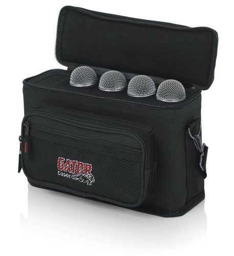 נרתיק ל 4 מיקרופונים GATOR GM-4 Padded Bag for Up to 4 Mics