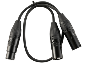 כבל Y פיצול CABLETEK 12348 YXF2XM 2XLR MALE 1XLR FEMALE
