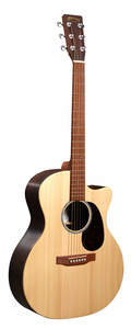גיטרה אקוסטית מוגברת + נרתיק MARTIN GPC-X2E Sit/Cocobolo HPL CUTAWAY