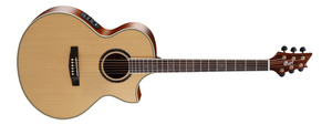 גיטרה אקוסטית מוגברת בריטון CORT NDX Baritone NS