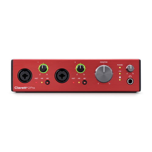 כרטיס קול FOCUSRITE CLARETT+ 2 PRE USB-C