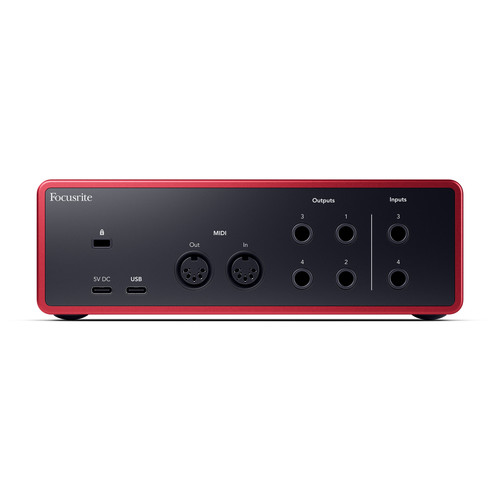כרטיס קול 4 כניסות 4 יציאות FOCUSRITE SCARLETT 4i4 4th Gen