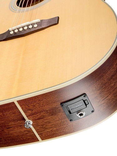 גיטרה אקוסטית מוגברת עם נרתיק CORT PURE-DCF NS Cutaway with Fishman, Sitka Spruce Top