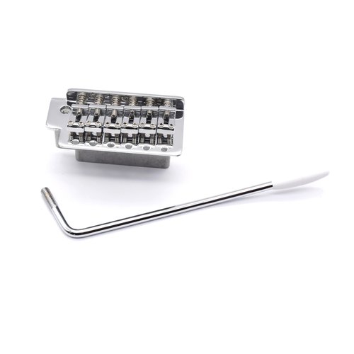 גשר לגיטרה 6 ברגים KD2BG1001CR KD By AxLabs 6-Screw Tremolo With Block Saddles Chrome