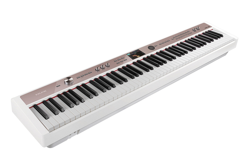 פסנתר חשמלי בצבע לבן NUX NPK-20 WH