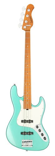 גיטרה בס 4 מיתרים Sadowsky MetroExpress 21-Fret Vintage J/J Roasted Maple FB Sage Green Metallic High Polish