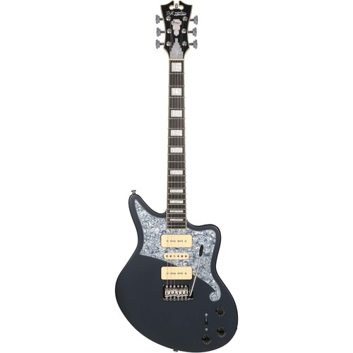 גיטרה חשמלית + נרתיק D'Angelico Premier BOB WEIR BEDFORD MATTE STONE
