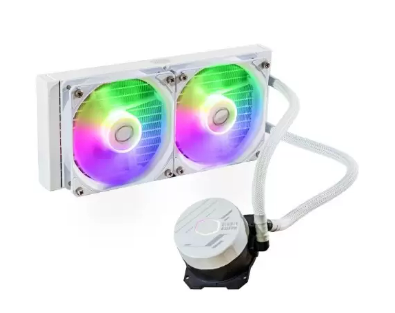 קירור נוזלי למעבד COOLERMASTER ML240L WHITE RGB LIQUID