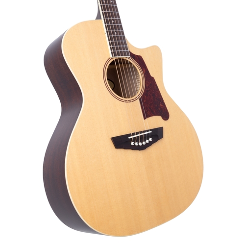 גיטרה אקוסטית מוגברת D'Angelico PREMIER GRAMERCY NATURAL CUTAWAY