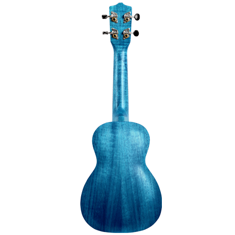 יוקללה קונצרט כולל נרתיק בצבע כחול LEHO MLUC-XM-BS FLAME MAPLE Blue Sea