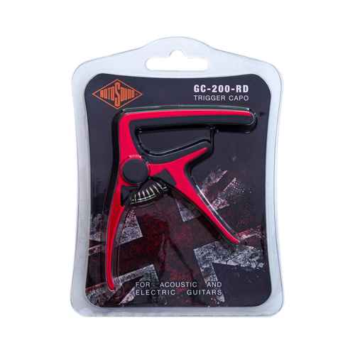 קאפו טריגר לגיטרה אקוסטית / חשמלית אדום ROTOSOUND GC-200-RD