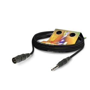 כבל 3 מטר PL-XLR זכר מאוזן - SOMMER SGFD-0300-SW PL STEREO