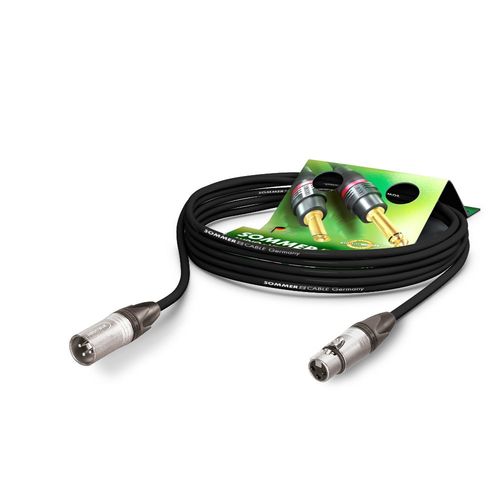 כבל 5 מטר SOMMER SGMF-0500-SW XLR-XLR NEUTRIK