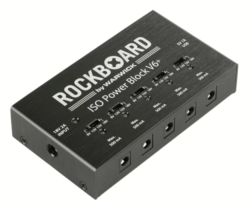 שנאי לאפקטים RockBoard POWER BLOCK ISO 6+ Isolated Multi Power Supply