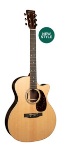 גיטרה אקוסטית מוגברת + נרתיק MARTIN GPC16E-01 Rosewood Satin