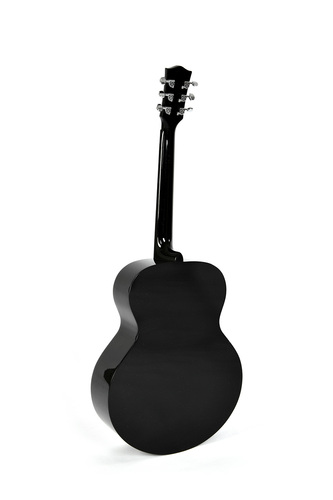 גיטרה אקוסטית ג'מבו שחורה מוגברת SIGMA GJM-1E-MFBK