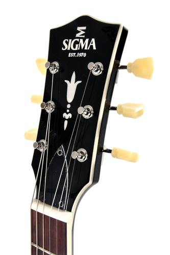 גיטרה חשמלית 1/4 נפח + נרתיק SIGMA HBSA-102P-AN P90s Antique Natural