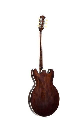 גיטרה חשמלית 1/4 נפח + נרתיק SIGMA HBW-102H-DS Walnut dark stain