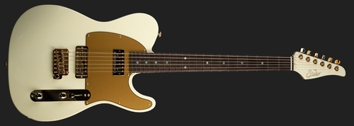 גיטרה SUHR Mateus Asato Signature Series Classic T MA White Lollar Gold PU, 2-Post tremolo