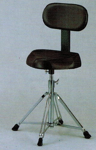 כסא לתופים עם משענת ריפוד שחור TR-751