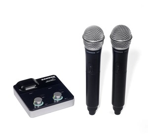זוג מיקרופונים אלחוטיים ידניים SAMSON Stage XPD2m Dual Handheld System