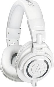 אוזניות AUDIO TECHNICA ATH-M50X WHITE
