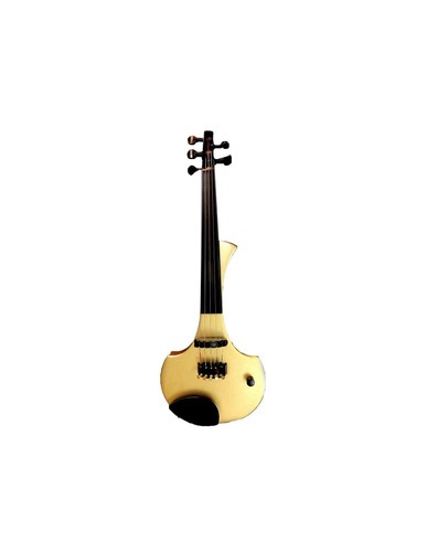 כינור חשמלי 4 מיתרים עם גשר מעץ CANTINI EARPHONIC ELECTRIC MIDI GOLD